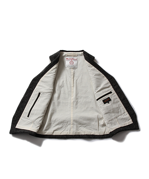 BEAMS PLUS（ビームスプラス）の「BEAMS PLUS / ハリスツイード ベスト 15FW（ベスト・メンズ・グレー・LARGE/SMALL/MEDIUM）」の3枚目の写真
