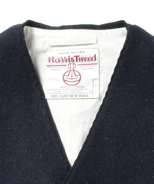 BEAMS PLUS（ビームスプラス）の「BEAMS PLUS / ハリスツイード ベスト 15FW（ベスト・メンズ・グレー・LARGE/SMALL/MEDIUM）」の10枚目の写真