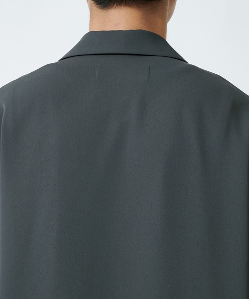 STUDIOUS別注 Double Cloth Asymmetrical Short Sleeve Jacket