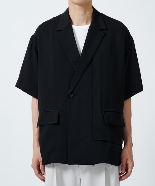 CULLNI クルニ　アシンメトリー　ダブルジャケット CULLNI（クルニ）の「STUDIOUS別注 Double Cloth Asymmetrical