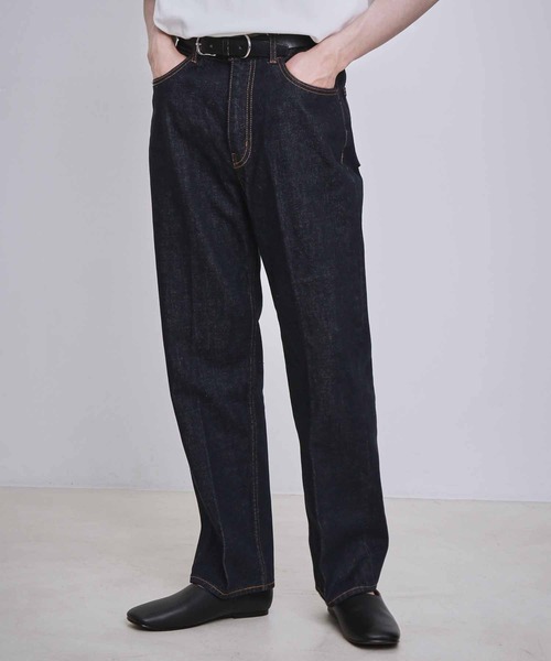 ADAM ET ROPE'(アダムエロペ)の「コットンUSA ドライデニム スラックス(その他パンツ・メンズ・ブラック系その他/ネイビー・S/M/L/XL)」の19枚目の写真