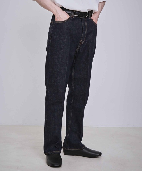 ADAM ET ROPE'(アダムエロペ)の「コットンUSA ドライデニム スラックス(その他パンツ・メンズ・ブラック系その他/ネイビー・S/M/L/XL)」の21枚目の写真