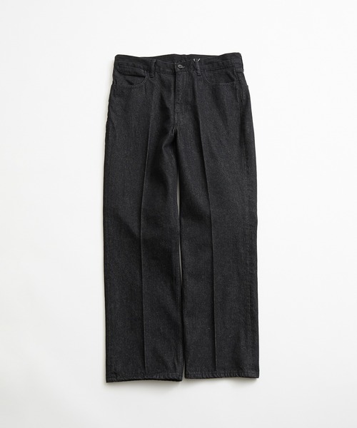 ADAM ET ROPE'(アダムエロペ)の「コットンUSA ドライデニム スラックス(その他パンツ・メンズ・ブラック系その他/ネイビー・S/M/L/XL)」の6枚目の写真