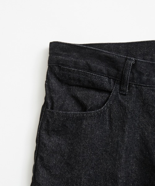 ADAM ET ROPE'(アダムエロペ)の「コットンUSA ドライデニム スラックス(その他パンツ・メンズ・ブラック系その他/ネイビー・S/M/L/XL)」の8枚目の写真