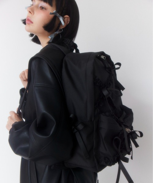 Candy Stripper RIBON DAYPACK リュック　黒　ブラック Candy Stripper（キャンディストリッパー）の「RIBBON DAYPACK