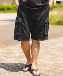 カーゴショートパンツ デニム 大きいサイズ メンズ