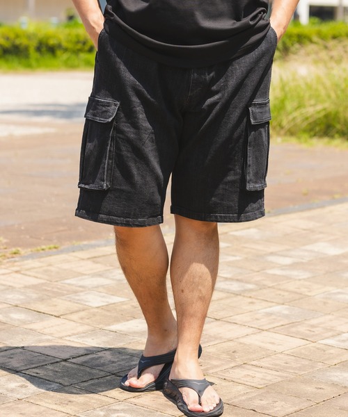 カーゴショートパンツ デニム 大きいサイズ メンズ（デニムパンツ）｜B&T CLUB（ビーティークラブ）
