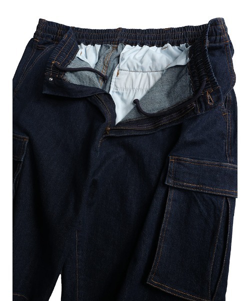 B&T CLUB(ビーティークラブ)の「カーゴショートパンツ デニム 大きいサイズ メンズ(デニムパンツ・メンズ・ブルー/ネイビー/ブラック・X1(3L~4L)/X2(4L~5L)/X4(8L~9L)/X3(6L~7L))」の12枚目の写真