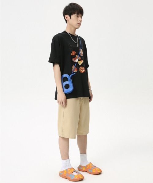 Ressaca(レサーカ)の「ワイドカラーデニムショートパンツ(デニムパンツ・メンズ・カーキ/ホワイト/ベージュ・M/L/XL)」の13枚目の写真