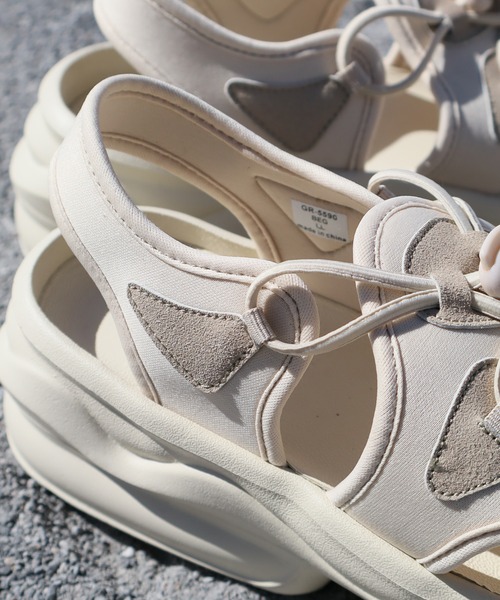 GERRY（ジェリー）の「【GERRY/ジェリー】ライトウェイト ハイソール スニーカーサンダル　WOMEN（サンダル・レディース・ベージュ/ブラック/ホワイト・S/M/LL/L）」の21枚目の写真