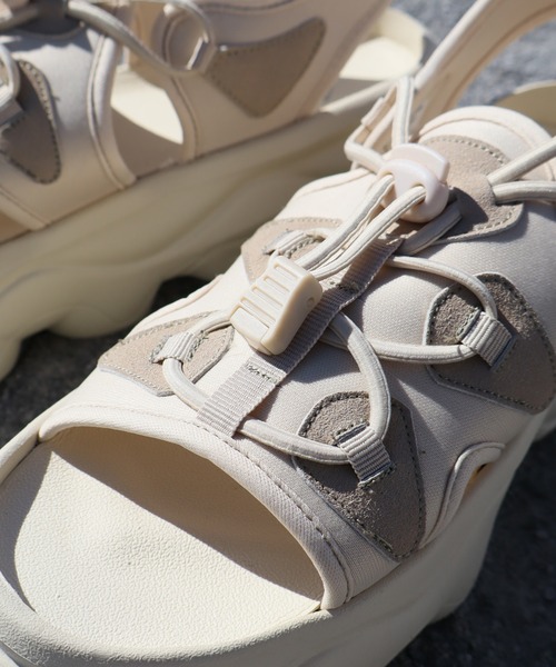 GERRY（ジェリー）の「【GERRY/ジェリー】ライトウェイト ハイソール スニーカーサンダル　WOMEN（サンダル・レディース・ベージュ/ブラック/ホワイト・S/M/LL/L）」の20枚目の写真