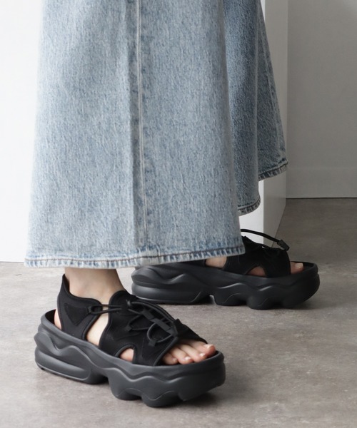 GERRY（ジェリー）の「【GERRY/ジェリー】ライトウェイト ハイソール スニーカーサンダル　WOMEN（サンダル・レディース・ベージュ/ブラック/ホワイト・S/M/LL/L）」の5枚目の写真