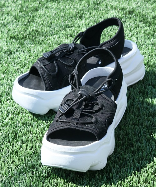 GERRY（ジェリー）の「【GERRY/ジェリー】ライトウェイト ハイソール スニーカーサンダル　WOMEN（サンダル・レディース・ベージュ/ブラック/ホワイト・S/M/LL/L）」の12枚目の写真