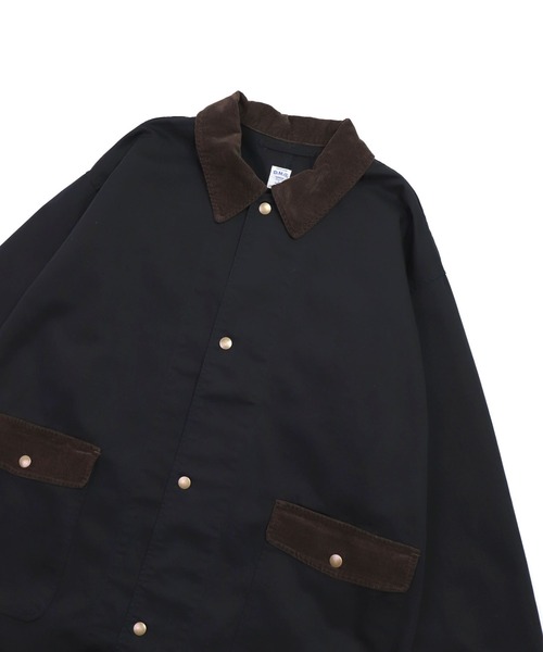 D.M.G.（ドミンゴ）の「[D.M.G. / ディーエムジー] コーマチノ+16Wコーデュロイ ワークコート（ステンカラーコート・レディース・オリーブ/ブラック/ベージュ・FREE）」の18枚目の写真