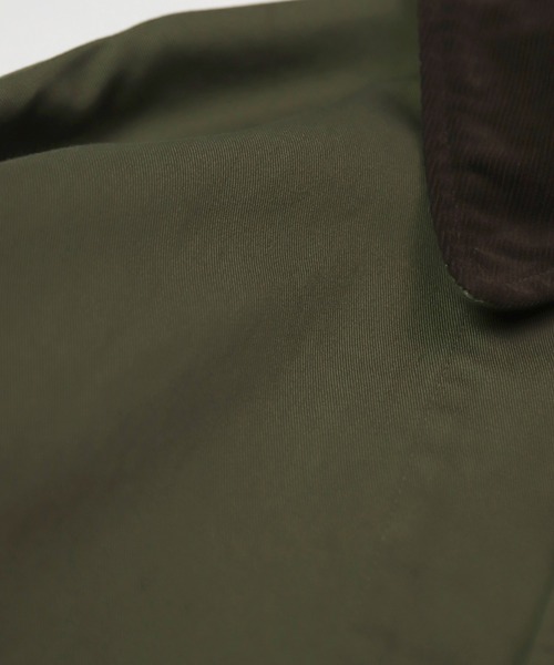 D.M.G.（ドミンゴ）の「[D.M.G. / ディーエムジー] コーマチノ+16Wコーデュロイ ワークコート（ステンカラーコート・レディース・オリーブ/ブラック/ベージュ・FREE）」の10枚目の写真