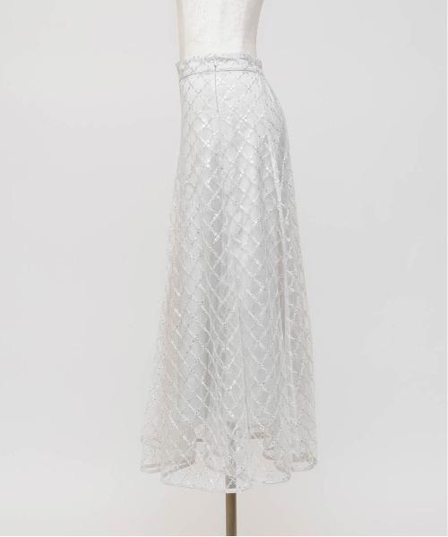 RANDA(ランダ)の「スパンコール刺繍フレアスカート(スカート RANDA(ランダ)の「スパンコール刺繍フレアスカート(スカート