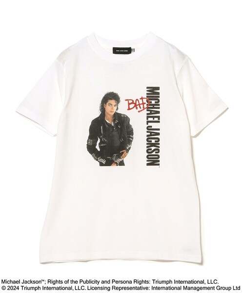 Ray BEAMS（レイビームス）の「GOOD ROCK SPEED / 別注 MJ Tシャツ（Tシャツ/カットソー・レディース・ホワイト/ブラック・ONE SIZE）」の12枚目の写真