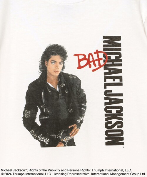 Ray BEAMS（レイビームス）の「GOOD ROCK SPEED / 別注 MJ Tシャツ（Tシャツ/カットソー・レディース・ホワイト/ブラック・ONE SIZE）」の15枚目の写真