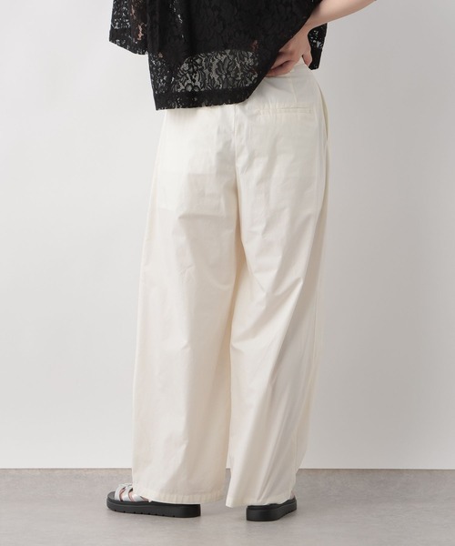 セール】コットンタックワイドパンツ 136353（その他パンツ）｜LOWRYS