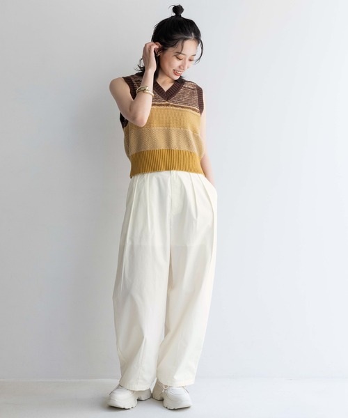 meroページ② LOWRYS FARM（ローリーズファーム）の「コットンタックワイド