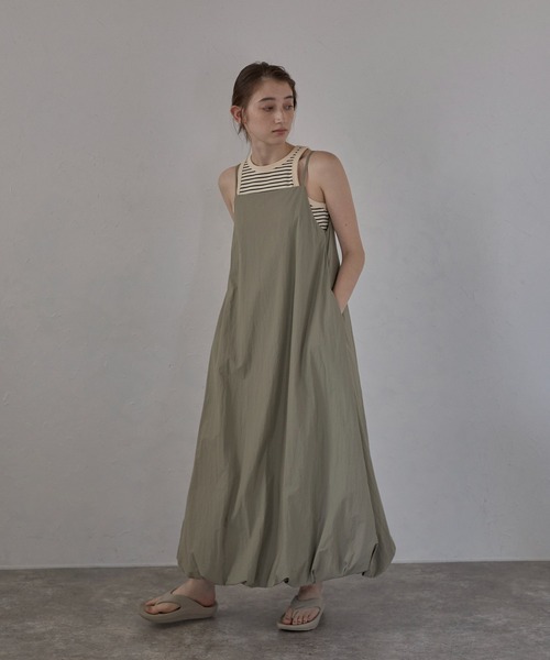 ワンピース balloon sleeve pencil one-piece balloon sleeve pencil one-piece – Acka online store