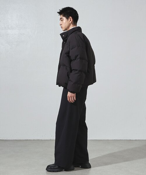 Lui's（ルイス）の「ホワイトグースショートダウンジャケット（ブルゾン・メンズ・ブラック/ホワイト・M/S）」の17枚目の写真