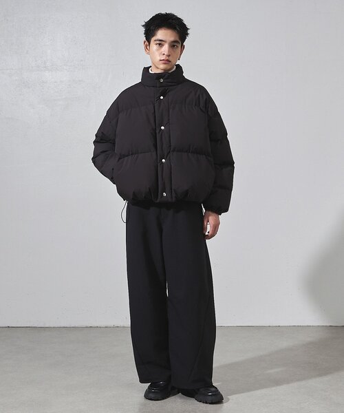 Lui's（ルイス）の「ホワイトグースショートダウンジャケット（ブルゾン・メンズ・ブラック/ホワイト・M/S）」の20枚目の写真