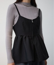 AZUL by moussy | ジャガードフレアキャミ(キャミソール)