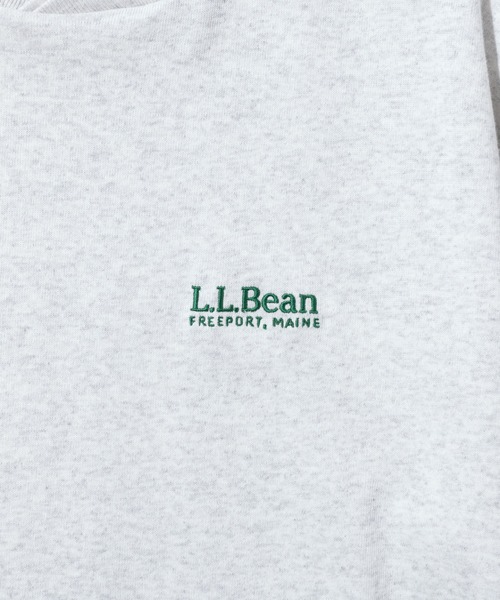 L.L.Bean（エルエルビーン）の「【JAPAN EDITION】ユニオン・ロングスリーブ・ティ（Tシャツ/カットソー・レディース・ホワイト/ライトグレー/グリーン系/チャコール・MEDIUM）」の13枚目の写真