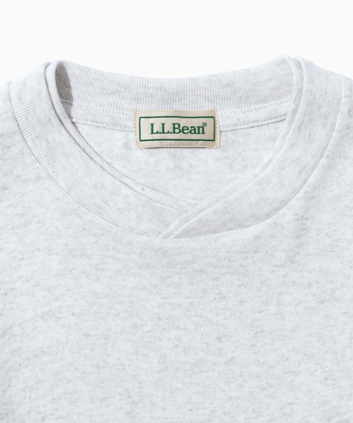 L.L.Bean（エルエルビーン）の「【JAPAN EDITION】ユニオン・ロングスリーブ・ティ（Tシャツ/カットソー・レディース・ホワイト/ライトグレー/グリーン系/チャコール・MEDIUM）」の14枚目の写真