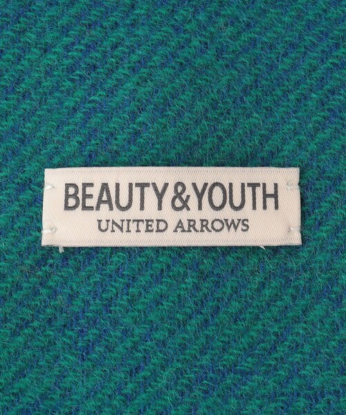 BEAUTY&YOUTH UNITED ARROWS（ビューティーアンドユースユナイテッドアローズ）の「ビッグ ブロック チェック マフラー（マフラー・メンズ・ブラック/レッド/イエロー/コバルトブルー/その他1・FREE）」の9枚目の写真