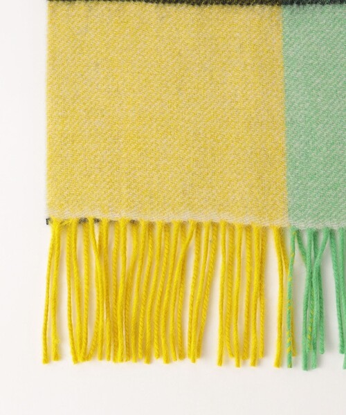 BEAUTY&YOUTH UNITED ARROWS（ビューティーアンドユースユナイテッドアローズ）の「ビッグ ブロック チェック マフラー（マフラー・メンズ・ブラック/レッド/イエロー/コバルトブルー/その他1・FREE）」の18枚目の写真