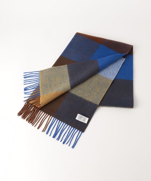 BEAUTY&YOUTH UNITED ARROWS（ビューティーアンドユースユナイテッドアローズ）の「ビッグ ブロック チェック マフラー（マフラー・メンズ・ブラック/レッド/イエロー/コバルトブルー/その他1・FREE）」の20枚目の写真