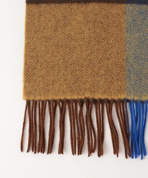 BEAUTY&YOUTH UNITED ARROWS（ビューティーアンドユースユナイテッドアローズ）の「ビッグ ブロック チェック マフラー（マフラー・メンズ・ブラック/レッド/イエロー/コバルトブルー/その他1・FREE）」の21枚目の写真