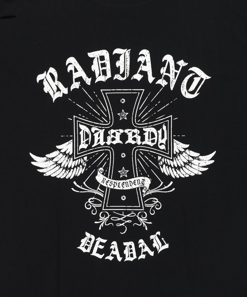 DARRDY（ダーディー）の「【DARRDY/ダーディー】長袖ダメージ加工オーバーサイズTシャツ（Tシャツ/カットソー・レディース・チャコール/ブラック・ONESIZE）」の8枚目の写真