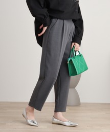 BRODIAEA センタープレスストレッチパンツ