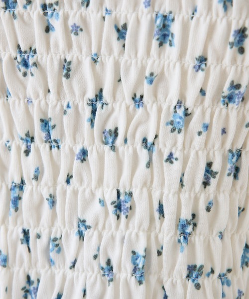 one after another NICE CLAUP（ワンアフターアナザーナイスクラップ）の「リボン取り外し可/シャーリングビスチェ（キャミソール・レディース・ブラック/オフホワイト/ホワイト系その他/ブラック系その他・FREE）」の16枚目の写真