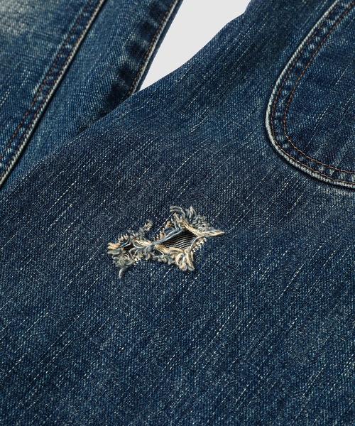 SUGARHILL(シュガーヒル)の「ADED MODERN WESTERN FLARED TROUSERS(デニムパンツ・メンズ・インディゴブルー・32)」の5枚目の写真
