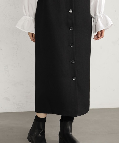 FOUND GOOD（ファウンドグッド）の「3WAYウールライクJSK（ワンピース・レディース・ブラック/ブラウン系/レッド系・M/L/S）」の5枚目の写真