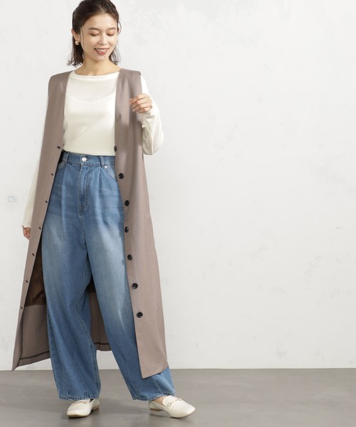 FOUND GOOD（ファウンドグッド）の「3WAYウールライクJSK（ワンピース・レディース・ブラック/ブラウン系/レッド系・M/L/S）」の15枚目の写真