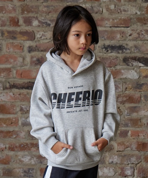 PAIRMANON STREET（ペアマノンストリート）の「【PAIRMANON STREET】裏起毛 プリント フーディー 長袖 スウェット パーカー（パーカー・キッズ・ネイビー/ベージュ/ブラック系その他/ブラック系その他2/グレー系その他/グレー系その他2/オレンジ/グリーン・100/140/120/90/150/160/130/110）」の3枚目の写真