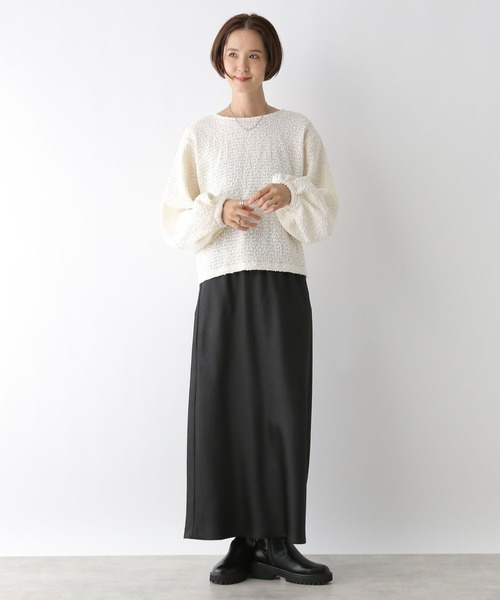 セール】ジャガードボリュームプルオーバー 134417（Tシャツ