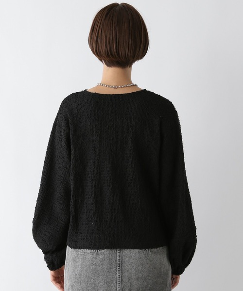 LEPSIM(レプシィム)の「ジャガードボリュームプルオーバー 134417(Tシャツ/カットソー・レディース・ブラック/ライトグリーン/アイボリー・FREE)」の18枚目の写真