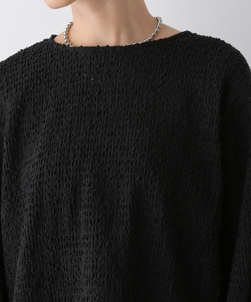 購入不可です。 セール】ジャガードボリュームプルオーバー 134417（Tシャツ