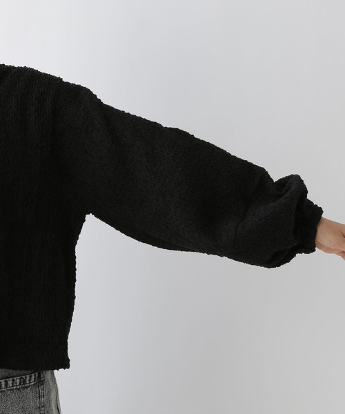 購入不可です。 セール】ジャガードボリュームプルオーバー 134417（Tシャツ