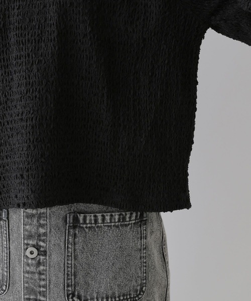 セール】ジャガードボリュームプルオーバー 134417（Tシャツ