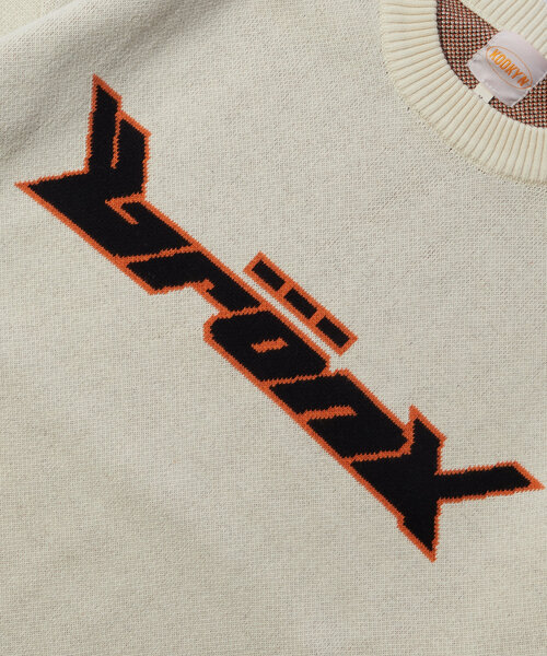 WHO'S WHO gallery(フーズフーギャラリー)の「【UNISEX/ユニセックス】BRONXジャガードロゴニット(ニット/セーター・レディース・ライトグレー/ネイビー/アイボリー/ブラック/チャコールグレー・MEDIUM/LARGE/X-LARGE)」の11枚目の写真