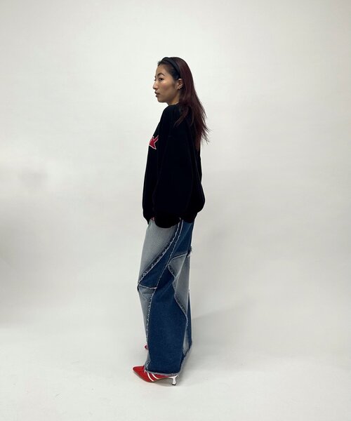 WHO'S WHO gallery(フーズフーギャラリー)の「【UNISEX/ユニセックス】BRONXジャガードロゴニット(ニット/セーター・レディース・ライトグレー/ネイビー/アイボリー/ブラック/チャコールグレー・MEDIUM/LARGE/X-LARGE)」の14枚目の写真