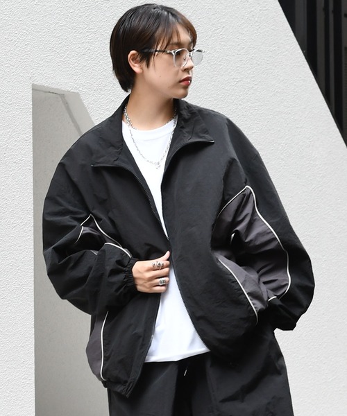 side switch nylon jacket/サイド切り替えナイロン ジャケット