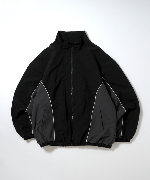 まえだnutemperor ナイロンジャケット nylon jacket セール】side switch nylon jacket/サイド切り替えナイロン